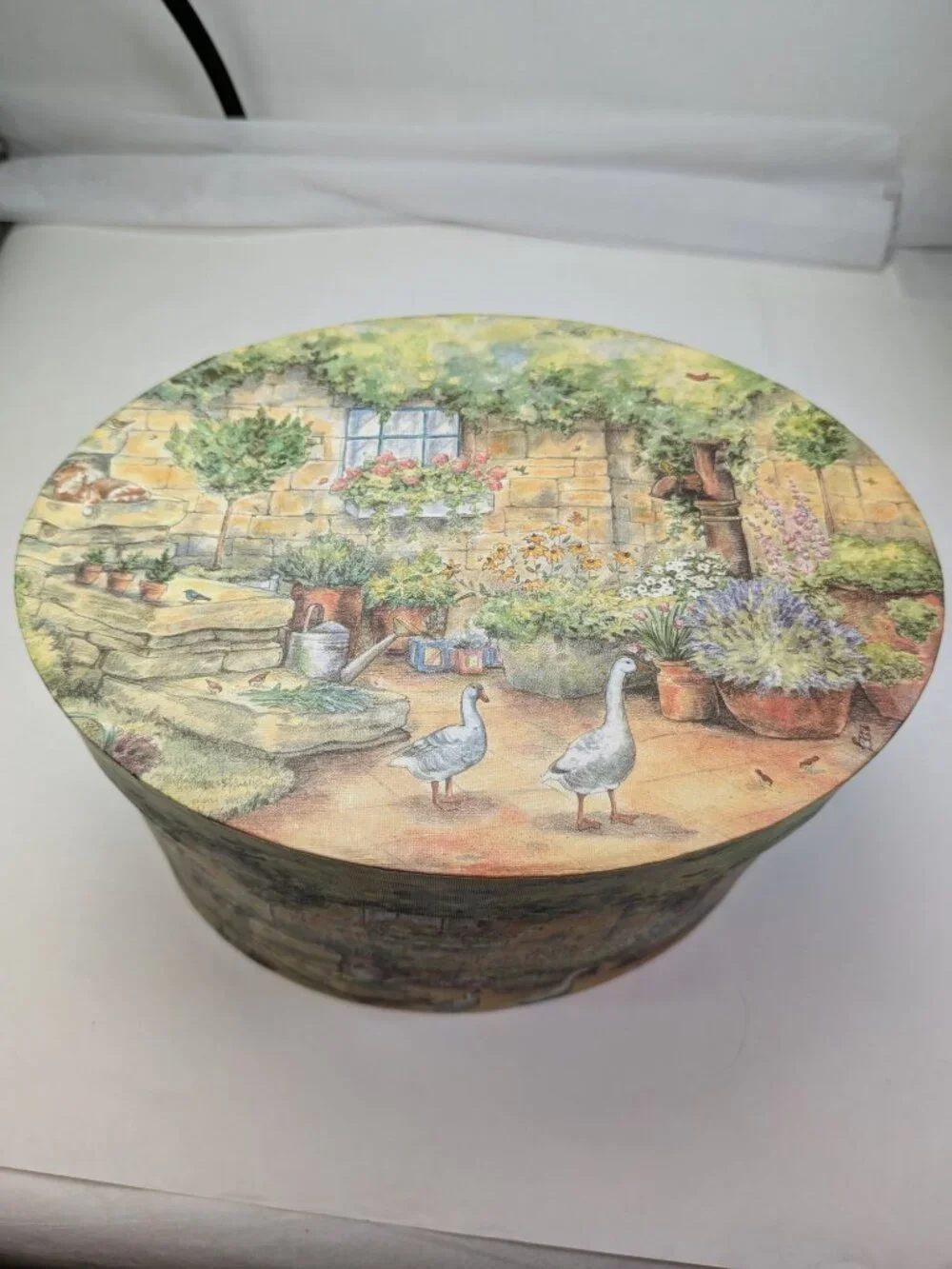Vintage Bobs Boxes Cottage Garden Nesting Hat Box Set Sherri Buck Baldwin Lang